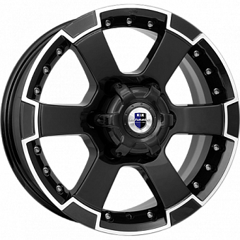 K&K M56 7x16 6x139,7 ET38 dia 100,1 алмаз черный
