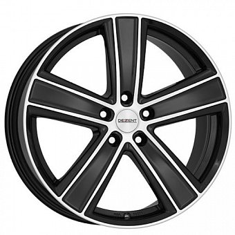 Dezent TH dark 9x20 5x112 ET40 dia 70,1 black polished