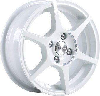 Скад Ягуар 5,5x14 4x98 ET38 dia 58,6 алмаз-белый