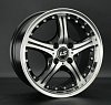 LS wheels 322 7,5x17 5x112 ET45 dia 57,1 BKF