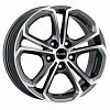 MAK Hessen 7x17 5x120 ET41 dia 67,1 gun metallic mirror
