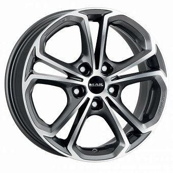 MAK Hessen 7x17 5x120 ET41 dia 67,1 gun metallic mirror