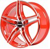 Borbet XRT 8x18 5x112 ET45 dia 72,6 red polished