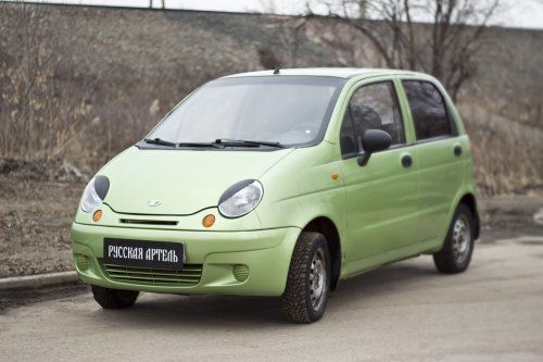 Накладки на передние фары (реснички) компл.-2 шт. для Daewoo Matiz (2000-н.в.) - 1