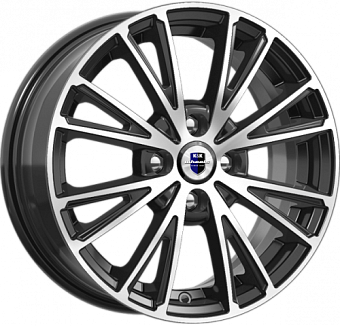 K&K Меандр 6x15 4x100 ET45 dia 67,1 алмаз черный SK Россия