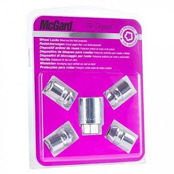 Комплект секреток McGard 24137 SU гайка M12x1,5 конус 60° хром (без защитного кольца)