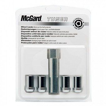 Комплект секреток McGard 25257 SU гайка M12x1,5 конус 60° хром (без защитного кольца)