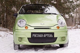 Зимняя заглушка решетки переднего бампера для Daewoo Matiz (2000-н.в.)