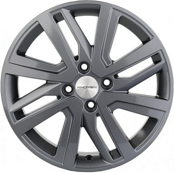 Khomen Wheels KHW1609 (Rio II/Solaris II) 6x16 4x100 ET46 dia 54,1 gray Khomen Wheels KHW1609 (Rio II/Solaris II) 6x16 4x100 ET46 dia 54,1 gray