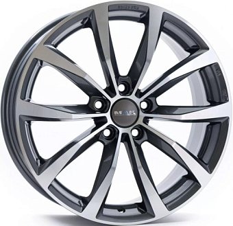 MAK Wolf 7,5x18 5x112 ET51 dia 66,6 gun metallic mirror