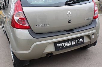 Защита заднего бампера для Renault Sandero Stepway (2009-2013)