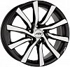 AEZ Reef 7.5x17 5x108 ET45 dia 70.1 black polished