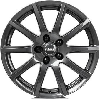 Rial Milano 6,5x15 5x114,3 ET45 dia 70,1 titanium Rial Milano 6,5x15 5x114,3 ET45 dia 70,1 titanium