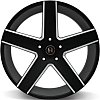 Harp Y-15 9,5x22 5x139,7 ET15 dia 78,1 satin black precision milling