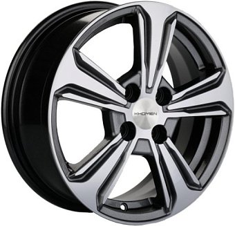 Khomen Wheels KHW1502 (Rio/Solaris) 6x15 4x100 ET46 dia 54,1 G-silver-FP