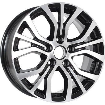 KDW KD1633 (16_Outlander) 6,5x16 5x114,3 ET38 dia 67,1 black front polished