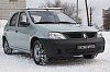 Зимняя заглушка решетки переднего бампера для Renault Logan (2004-2010)