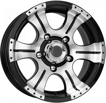 K&K Байконур 8x16 6x139,7 ET20 dia 108,5 алмаз черный Россия