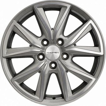 Khomen Wheels KHW1706 (Camry) 7x17 5x114,3 ET45 dia 60,1 G-silver-FP Россия