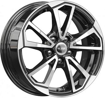 K&K КС1005 6x15 5x100 ET40 dia 57,1 алмаз черный Россия