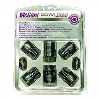 Комплект секреток McGard 21556 SL гайка M12x1,5 плоская хром (с защитным кольцом)