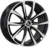 Кованные диски Wolf Skoda Karoq 7x17 5x112 ET43 dia 57,1 черный+полировка