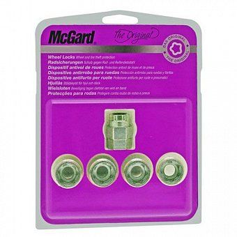 Комплект секреток McGard 24018 SU гайка M14x1,5 конус 60° хром (без защитного кольца)