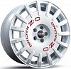 OZ Racing Rally Racing 7x17 5x114.3 ET45 dia 75 race white red lettering