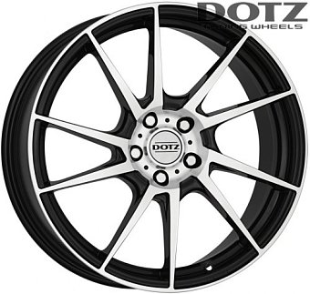 Dotz Kendo 7x17 5x114,3 ET48 dia 71,6 black polished Dotz Kendo 7x17 5x114,3 ET48 dia 71,6 black polished