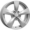 Replica K&K Skoda (КС700) 6x15 5x100 ET43 dia 57.1 сильвер Россия