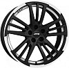 ATS Prazision 7.5x17 5x115 ET40 dia 70.1 racing black double lip polished
