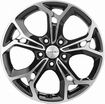 Khomen Wheels KHW1702 (RAV4) 7x17 5x114,3 ET39 dia 60,1 black-FP Россия
