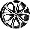 Alutec W10X 8,5x19 5x114,3 ET40 dia 70,1 racing black front polished