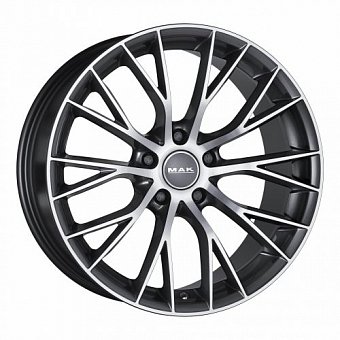 MAK Munchen 8,5x20 5x112 ET35 dia 76 gun metallic mirror