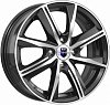 K&K Арнар 6x15 4x100 ET40 dia 67,1 алмаз черный