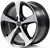 Borbet CC 7x16 5x115 ET40 dia 70,1 black polished matt