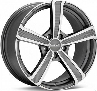 OZ Racing Montecarlo HLT 9,5x20 5x130 ET60 dia 71,6 matt dark graphite diamond cut