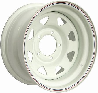 Offroad wheels УАЗ 7x15 5x139,7 ET-19 dia 110,5 белый