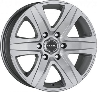 MAK Stone 6 8x18 6x139,7 ET15 dia 106,1 silver MAK Stone 6 8x18 6x139,7 ET15 dia 106,1 silver