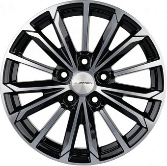 Khomen Wheels KHW1611 (Octavia/Golf/Jetta) 6,5x16 5x112 ET50 dia 57,1 black-FP