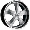 Antera 341 10x22 5x150 ET35 dia 110,5 silver lip polished Италия