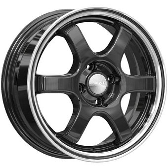 Скад Киото 6x15 4x100 ET38 dia 67,1 алмаз антрацит Россия