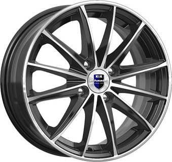 K&K Пойнт Бланк 6x15 4x100 ET40 dia 67,1 алмаз черный SK