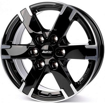 Alutec Titan 8x18 6x114,3 ET45 dia 66,1 diamond black front polished