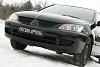 Накладки на передние фары (реснички) компл.-2 шт. Вариант 2 для Mitsubishi Lancer IX (2005-2007)