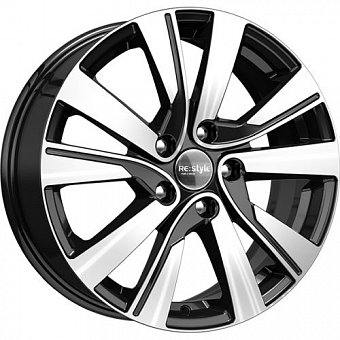 K&K Original Series Renault (КС749) 7x17 5x114,3 ET48,5 dia 66,1 алмаз черный Россия