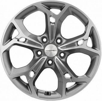 Khomen Wheels KHW1702 (Camry) 7x17 5x114,3 ET45 dia 60,1 gray-FP Россия