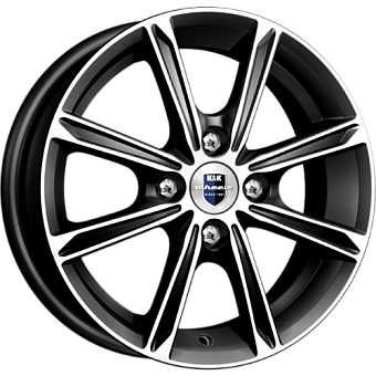 K&K Флэш 5x14 4x100 ET35 dia 67,1 алмаз черный