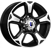 K&K Атлант 7x16 5x139,7 ET35 dia 98,5 алмаз черный