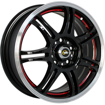 Cross Street Y4601 6,5x16 5x112 ET50 dia 57,1 BKFRSI Cross Street Y4601 6,5x16 5x112 ET50 dia 57,1 BKFRSI